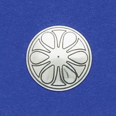 Stamped Round concho Disk 3/4"