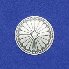 Stamped Round Concho Disk 3/4"
