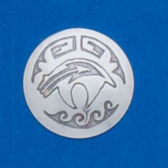 Stamped Round Concho Disk 3/4"