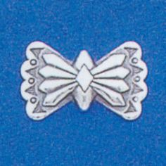 Stamped Butterfly Concho Small 5/8" X 3/8"