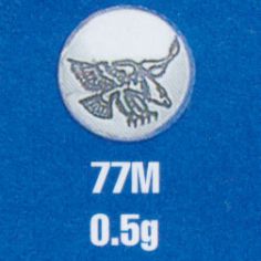 Stamped Round Mini Concho Disk 7/16"