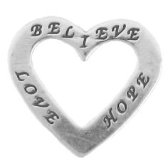 Affirm. Trio Heart Believe, Love, Hope