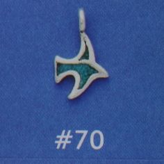 Bird w/ Imitation Turquoise Inlay