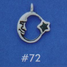Man in the Moon w/ Imitation Turquoise Inlay