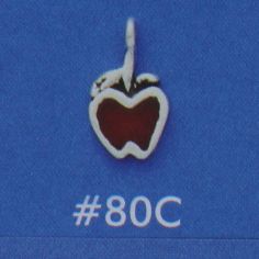 Apple w/ Imitation Coral Inlay
