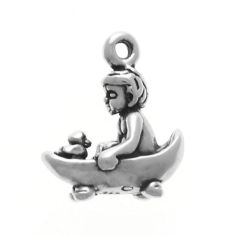 Child In Bathtub w/ Rubber Duck