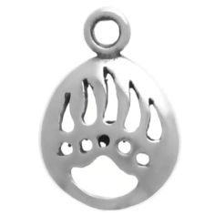 Bear Paw Print Pendant