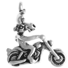 Moose on Motor Scooter