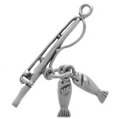 Fishing Pole with Fish