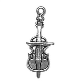 Sterling Cello Charm; Sunwest Silver