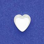 8mm Heart Bezel Cup Plain