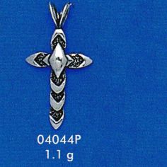 Braided Cross Pendant