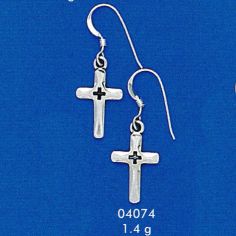 Cross in Cross Earrings