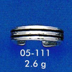 Striped Band Toe Ring