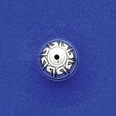 12mm Aztec Round Bead