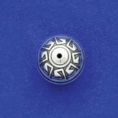 14mm Aztec Round Bead