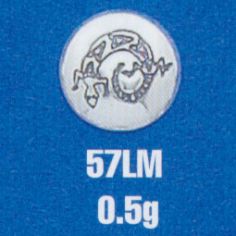 Stamped Round Mini Concho Disk 7/16"