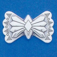 Stamped Butterfly Concho Medium 1-1/4" X 13/16"