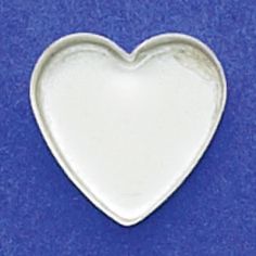 16mm Heart Bezel Cup Plain