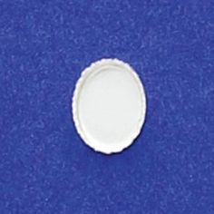 6X8mm Oval Bezel Cup Serrated