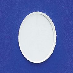 15X20mm Oval Bezel Cup Serrated