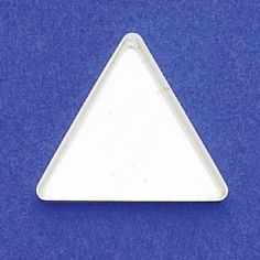 25mm Triangle Shape Bezel Cup Plain