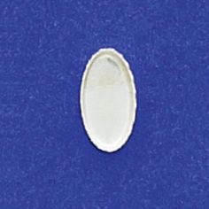 5X10mm Oval Bezel Cup Serrated