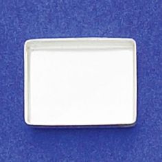 10x14mm Rectangle Bezel Cup Plain