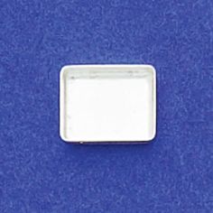 7x9mm Rectangle Bezel Cup Plain