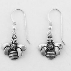 Bee Earrings on French Wire