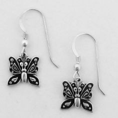 Butterfly Earrings on French Wire