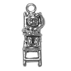 Baby in High Chair Charm