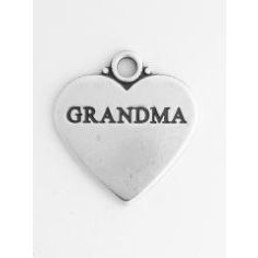 Grandma Heart Charm