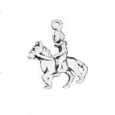 Rodeo Clown on Horse