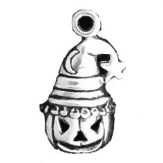 Jack-O-Lantern in Wizard Hat