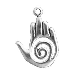 Hand with swirl