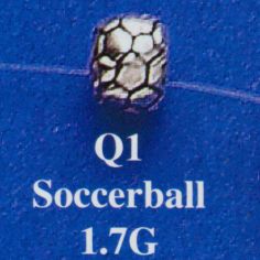 Soccerball Spacer Bead