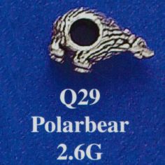 Polar Bear Spacer Bead