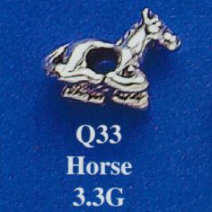 Horse Spacer Bead