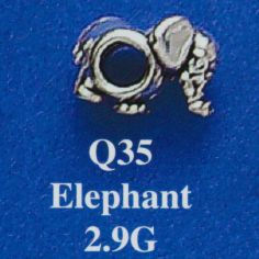 Elephant Spacer Bead