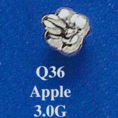 Apple Spacer Bead