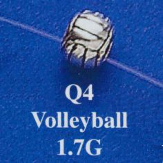 Volleyball Spacer Bead