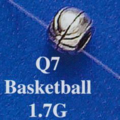 Basketball Spacer Bead