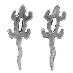 Petroglyph Lizard Earrings