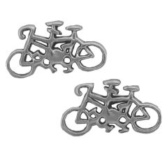 Tandem Bicycle Earrings