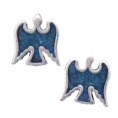 Thunderbird, Turquoise Inlay Earrings