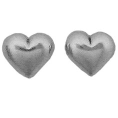 Heart, Puffed Earrings