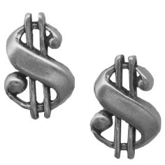US Dollar Symbol Earrings