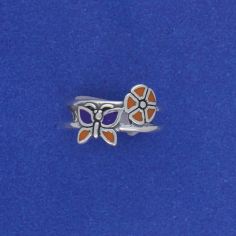 Butterfly/Flower Toe Ring 