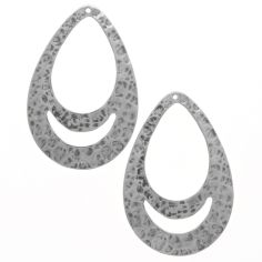 Hammered Earrings Lg
